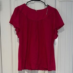 LOFT Fuchsia Blouse
